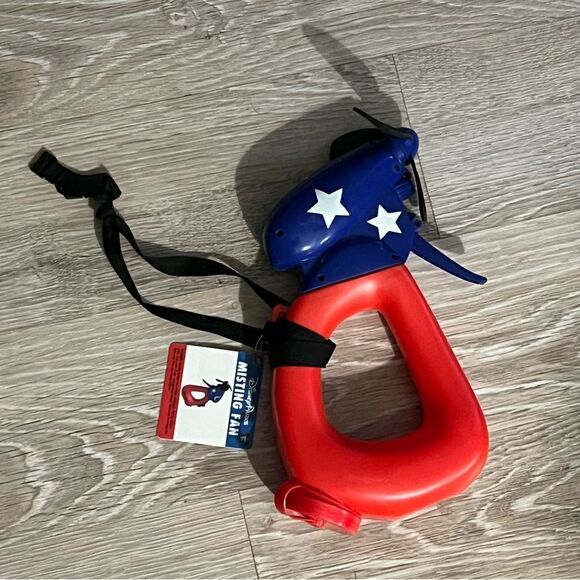 DISNEY PARKS SORCERER Red White Blue SPRAY COOLING FAN NEW WITH TAGS - Picture 4 of 7